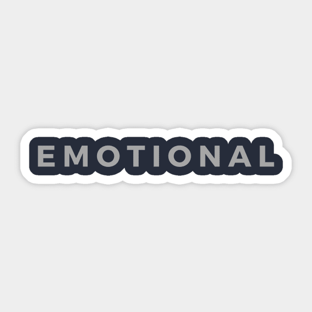 EMOTIONAL Sticker by LOVE IS LOVE